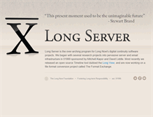 Tablet Screenshot of longserver.org